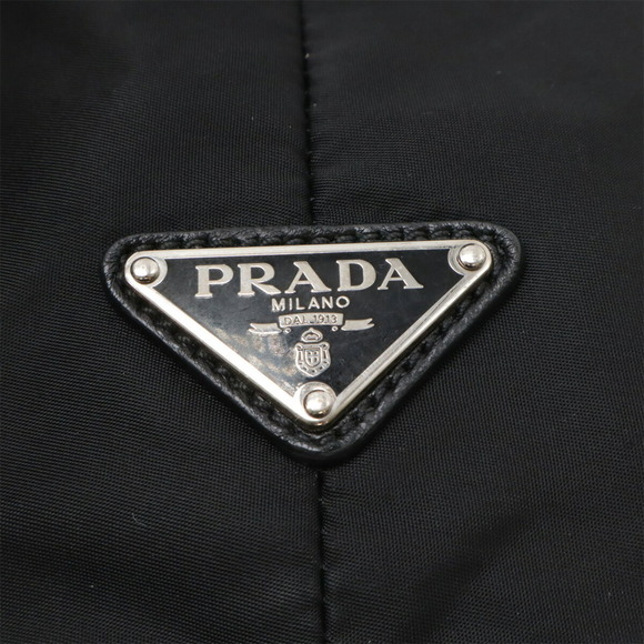 PRADA Black Leather Shoulder Bag - Picture 6 of 10